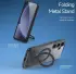 Dux Ducis Aimo MagSafe / Qi2 Samsung Galaxy S25 Plus Hoesje Kickstand Zwart afbeelding 4