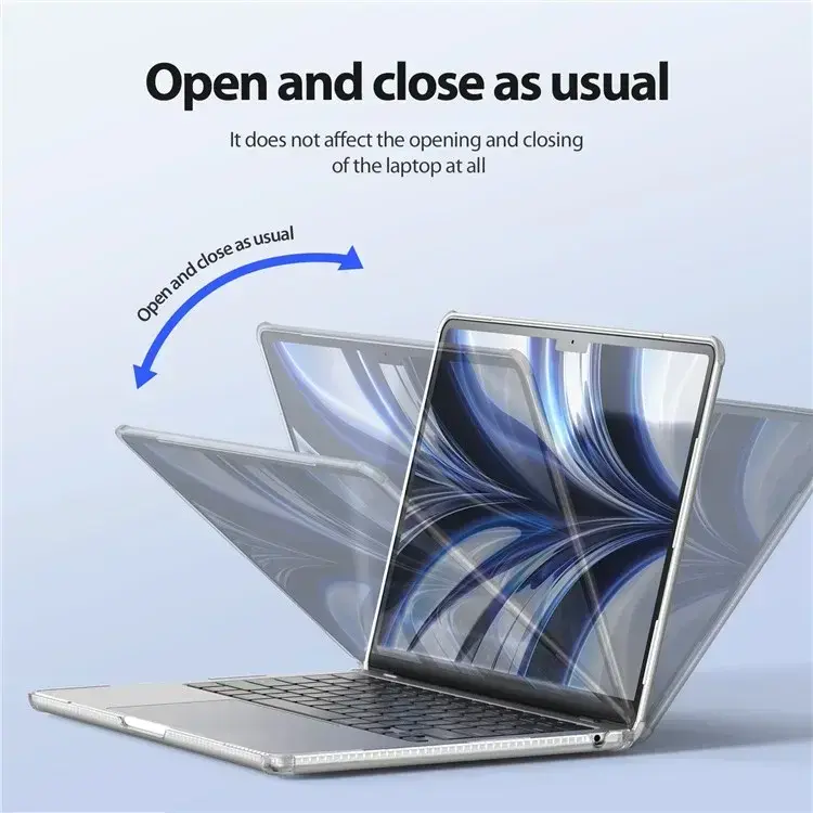 Dux Ducis LCGM - MacBook Air 13 Inch Hoes (2018/2020) - Transparant afbeelding 2