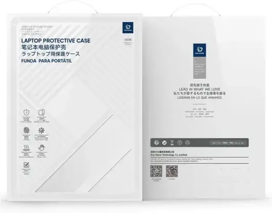Dux Ducis LCGM - MacBook Air 13 Inch Hoes (2016/2021) - Transparant afbeelding 9