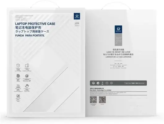 Dux Ducis LCGM - MacBook Air 13 Inch Hoes (2022/2024) - Transparant afbeelding 12