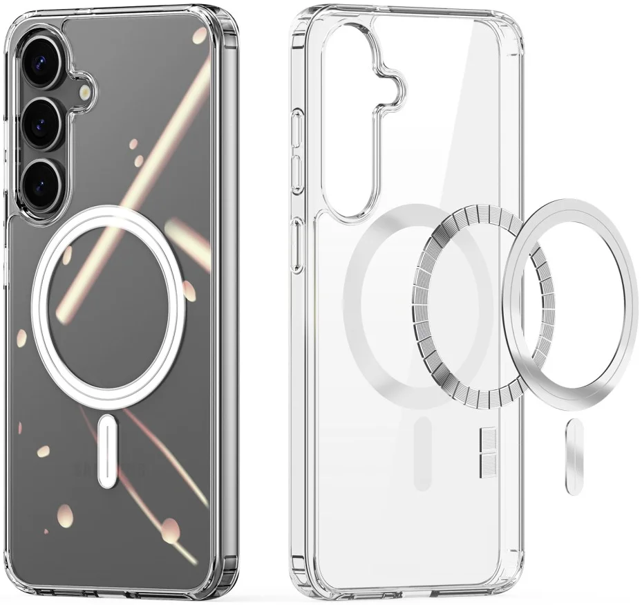 Dux Ducis Clin Samsung Galaxy S25 Plus Hoes MagSafe / Qi2 Back Cover Transparant afbeelding 2