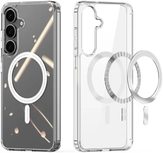 Dux Ducis Clin Samsung Galaxy S25 Plus Hoes MagSafe / Qi2 Back Cover Transparant afbeelding 2