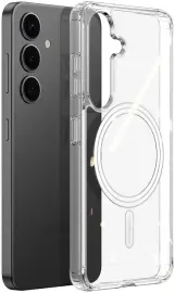 Dux Ducis Clin Samsung Galaxy S25 Plus Hoes MagSafe / Qi2 Back Cover Transparant