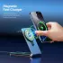 Duzzona 3-in-1 MagSafe Oplader iPhone/AirPods (Pro)/Apple Watch Opvouwbaar Grijs afbeelding 5
