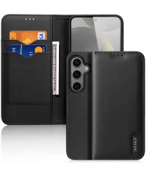 Dux Ducis Hivo Samsung Galaxy S25 Hoesje RFID Book Case Zwart