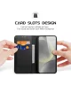 Dux Ducis Hivo Samsung Galaxy S25 Hoesje RFID Book Case Zwart