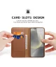 Dux Ducis Hivo Samsung Galaxy S25 Hoesje RFID Book Case Bruin