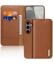 Dux Ducis Hivo Samsung Galaxy S25 Plus Hoesje RFID Book Case Bruin