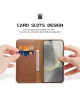 Dux Ducis Hivo Samsung Galaxy S25 Plus Hoesje RFID Book Case Bruin