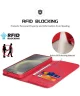 Dux Ducis Hivo Samsung Galaxy S25 Plus Hoesje RFID Book Case Rood