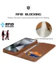 Dux Ducis Hivo Samsung Galaxy S25 Ultra Hoesje RFID Book Case Bruin