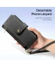 Dux Ducis Lawa Samsung Galaxy S25 Hoesje 2-in-1 Wallet Book Case MagSafe Zwart