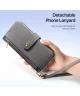 Dux Ducis Lawa Samsung Galaxy S25 Hoesje 2-in-1 Wallet Book Case MagSafe Grijs