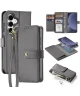 Dux Ducis Lawa Samsung S25 Plus Hoes 2-in-1 Wallet Book Case MagSafe / Qi2 Grijs