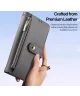 Dux Ducis Lawa Samsung S25 Ultra Hoesje 2-in-1 Wallet Book Case MagSafe Grijs