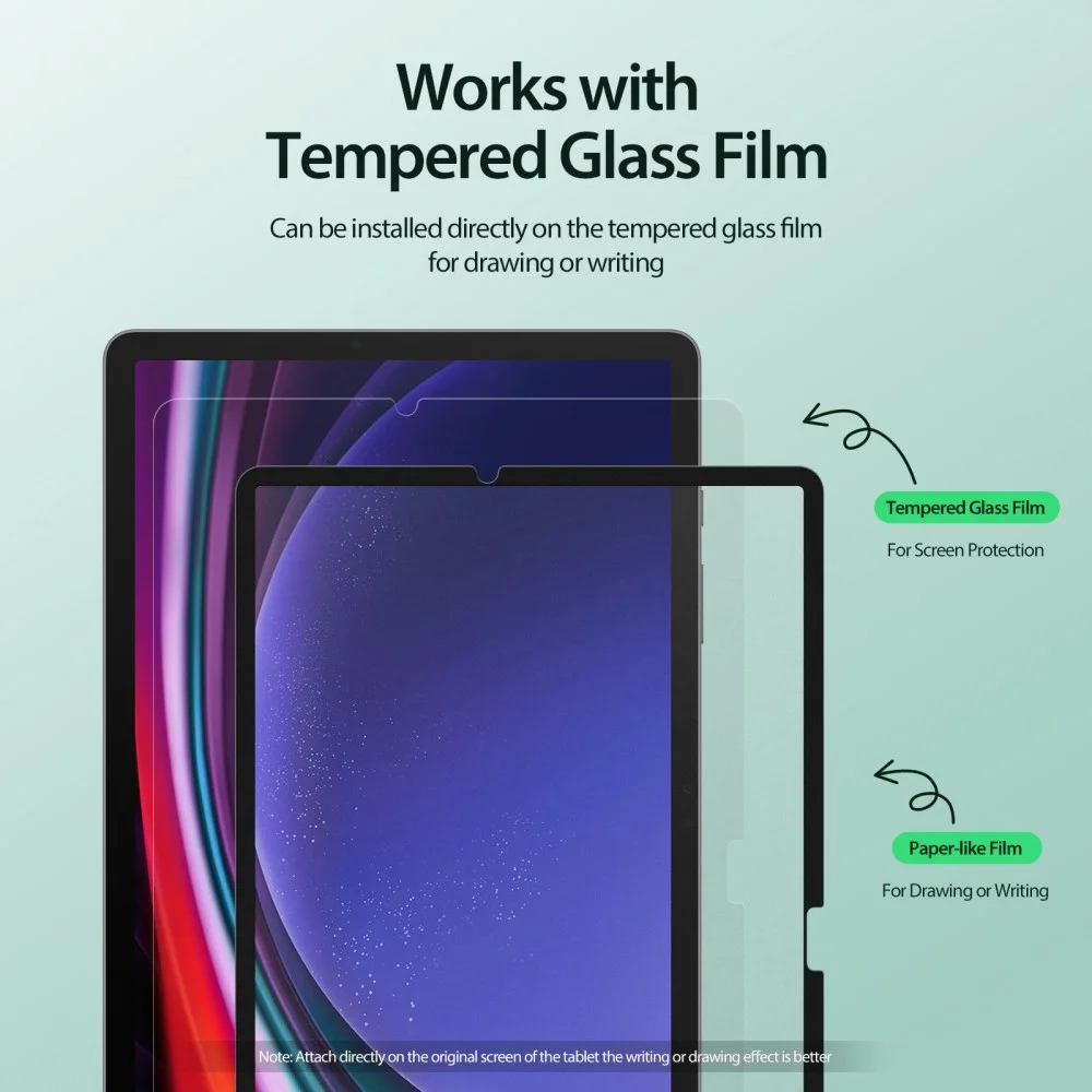 Dux Ducis Paperlike Samsung Tab S10+/S9+/S9 FE+/S8+/S7+/S7 FE Screen Protector afbeelding 9