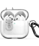 Dux Ducis PECL AirPods 4 Hoesje met Aluminum Haak Transparant