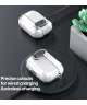 Dux Ducis PECL AirPods 4 Hoesje met Aluminum Haak Transparant