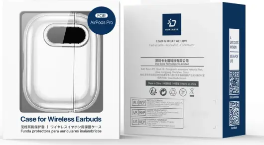Dux Ducis PECL AirPods 4 Hoesje met Aluminum Haak Transparant afbeelding 10