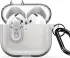 Dux Ducis PECL AirPods 4 Hoesje met Aluminum Haak Transparant Grijs afbeelding 2