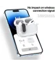 Dux Ducis PECL AirPods 4 Hoesje met Aluminum Haak Transparant Blauw