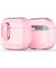 Dux Ducis PECL AirPods 4 Hoesje met Aluminum Haak Transparant Roze