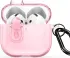 Dux Ducis PECL AirPods 4 Hoesje met Aluminum Haak Transparant Roze afbeelding 2