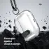 Dux Ducis PECL AirPods 4 Hoesje met Aluminum Haak Transparant Roze afbeelding 3
