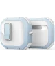 Dux Ducis PECP AirPods 4 Hoesje met Aluminum Haak Wit Blauw