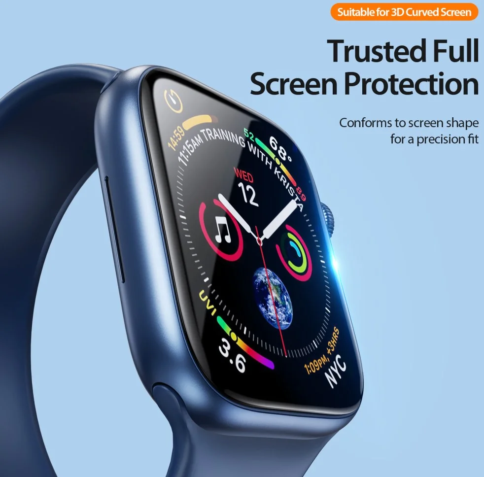 Dux Ducis - Apple Watch 10 46MM Screen Protector - PMMA (2-Pack) afbeelding 6