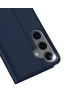 Dux Ducis Skin Pro Samsung Galaxy S25 Hoesje Portemonnee Book Case Blauw