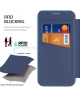 Dux Ducis Skin X Pro Samsung Galaxy S25 Hoesje MagSafe Book Case Blauw