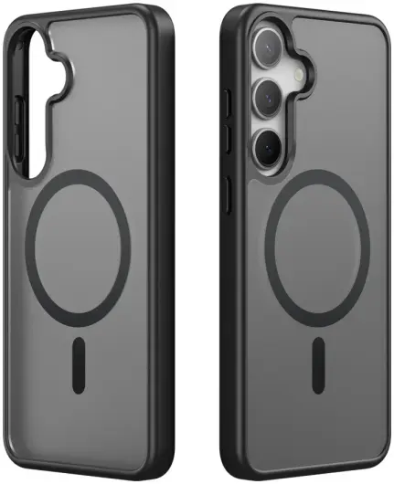 Dux Ducis Yind Samsung Galaxy S25 Hoesje MagSafe / Qi2 Back Cover Zwart afbeelding 2