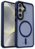 Samsung Galaxy S25 Hoesje met MagSafe / Qi2 Back Cover Matte Donkerblauw afbeelding 11
