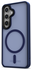 Samsung Galaxy S25 Hoesje met MagSafe / Qi2 Back Cover Matte Donkerblauw afbeelding 12