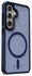 Samsung Galaxy S25 Hoesje met MagSafe / Qi2 Back Cover Matte Donkerblauw afbeelding 13