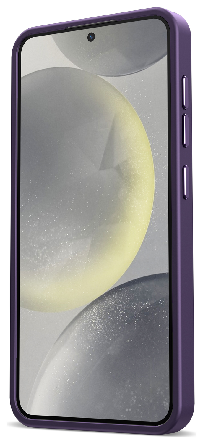 Samsung Galaxy S25 Hoesje met MagSafe / Qi2 Back Cover Matte Paars afbeelding 12