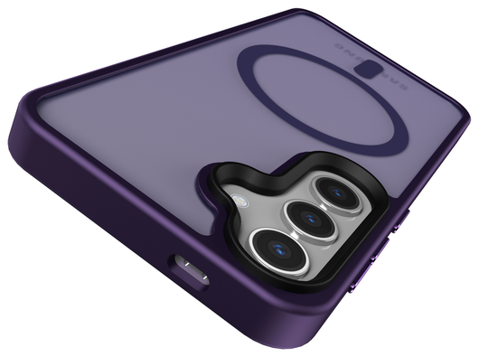 Samsung Galaxy S25 Hoesje met MagSafe / Qi2 Back Cover Matte Paars afbeelding 9