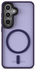 Samsung Galaxy S25 Hoesje met MagSafe / Qi2 Back Cover Matte Paars afbeelding 2