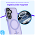 Samsung Galaxy S25 Hoesje met MagSafe / Qi2 Back Cover Matte Violet afbeelding 6