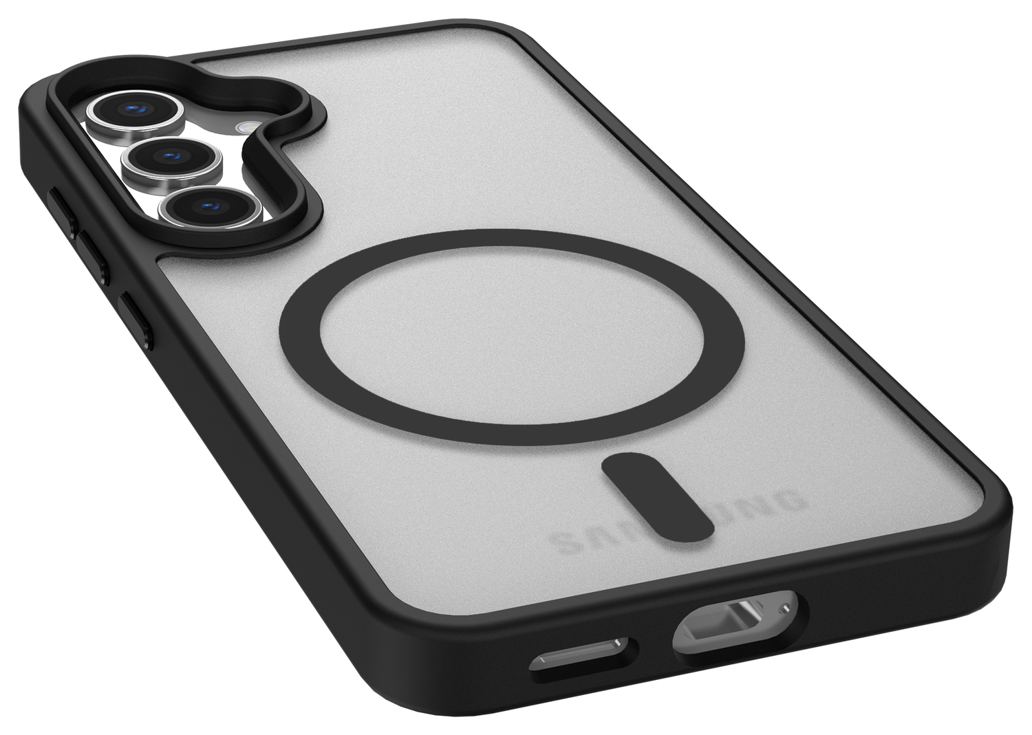 Samsung Galaxy S25 Hoesje met MagSafe / Qi2 Back Cover Matte Zwart afbeelding 10