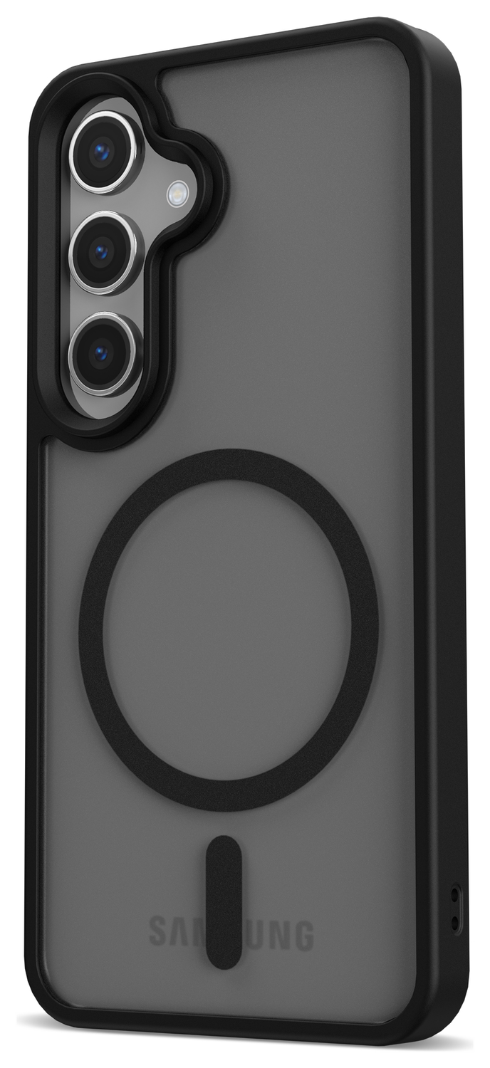 Samsung Galaxy S25 Hoesje met MagSafe / Qi2 Back Cover Matte Zwart afbeelding 13