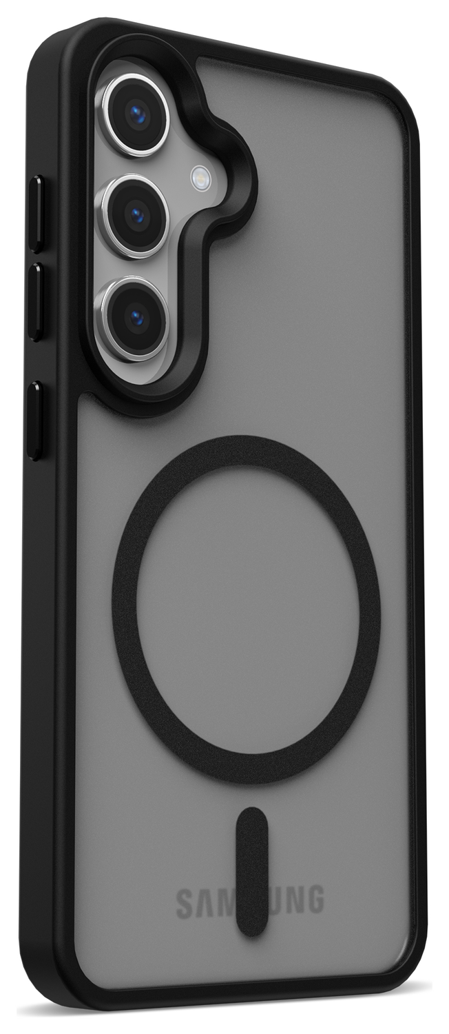 Samsung Galaxy S25 Hoesje met MagSafe / Qi2 Back Cover Matte Zwart afbeelding 14
