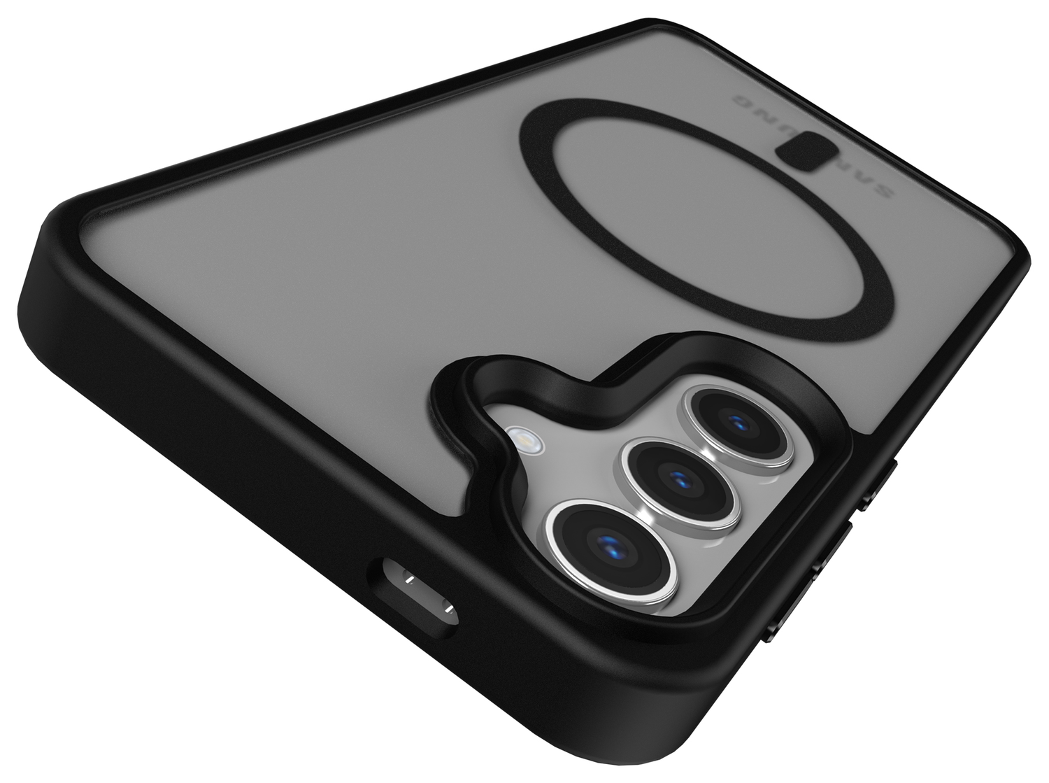 Samsung Galaxy S25 Hoesje met MagSafe / Qi2 Back Cover Matte Zwart afbeelding 9
