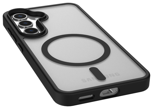 Samsung Galaxy S25 Hoesje met MagSafe / Qi2 Back Cover Matte Zwart afbeelding 10