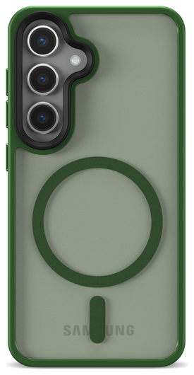 Samsung Galaxy S25 Hoesje met MagSafe / Qi2 Back Cover Matte Groen afbeelding 7