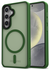 Samsung Galaxy S25 Hoesje met MagSafe / Qi2 Back Cover Matte Groen