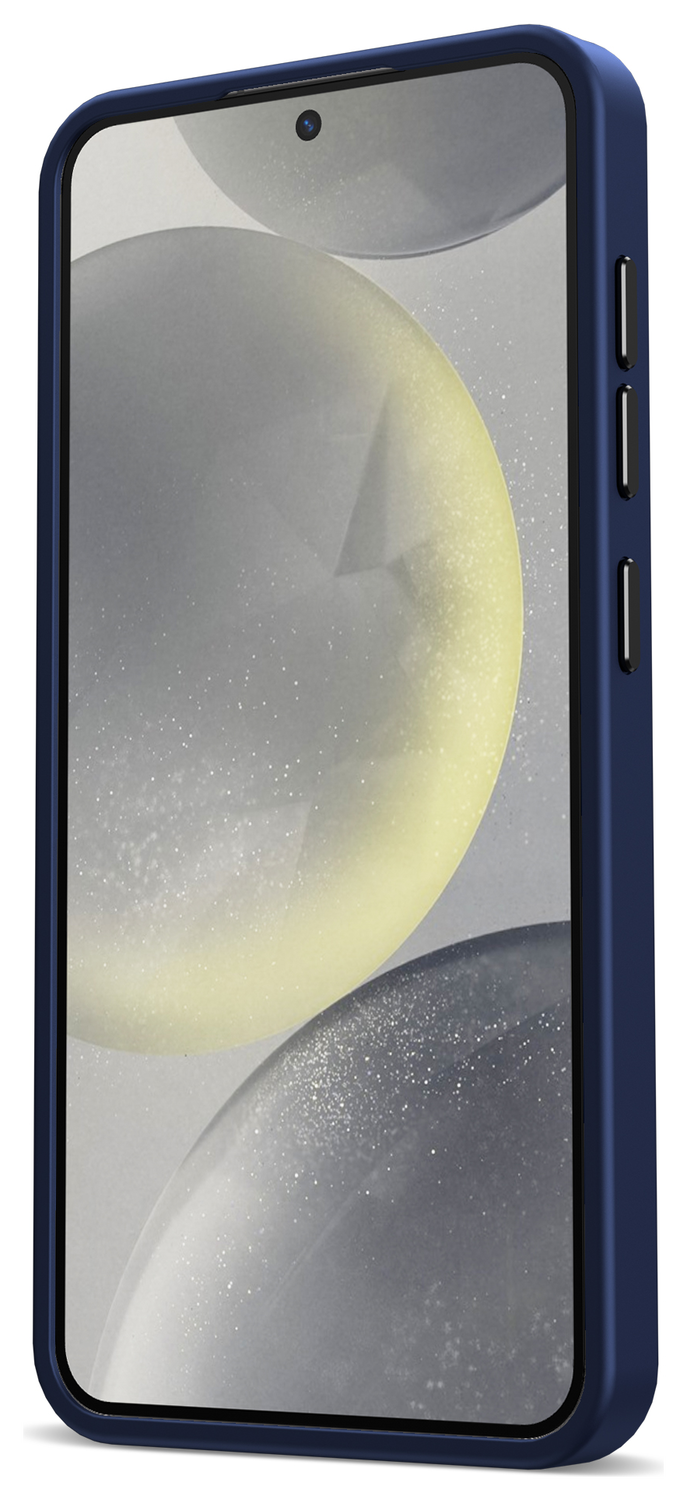 Samsung Galaxy S25 Plus Hoesje met MagSafe / Qi2 Back Cover Matte Donkerblauw afbeelding 12