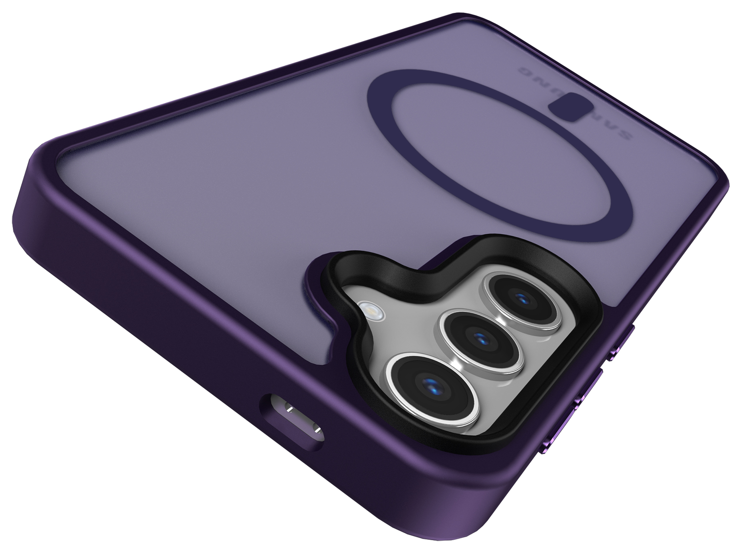 Samsung Galaxy S25 Plus Hoesje met MagSafe / Qi2 Back Cover Matte Paars afbeelding 9