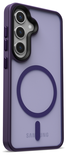 Samsung Galaxy S25 Plus Hoesje met MagSafe / Qi2 Back Cover Matte Paars afbeelding 14